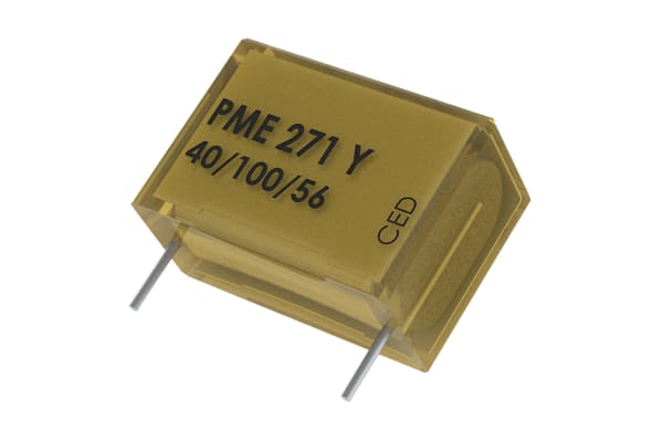 Product image for PME271Y wire ended cap,4.7nF 250Vac