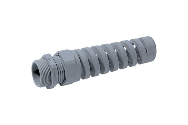 Product image for Cable gland, strain relief, grey, PG13.5