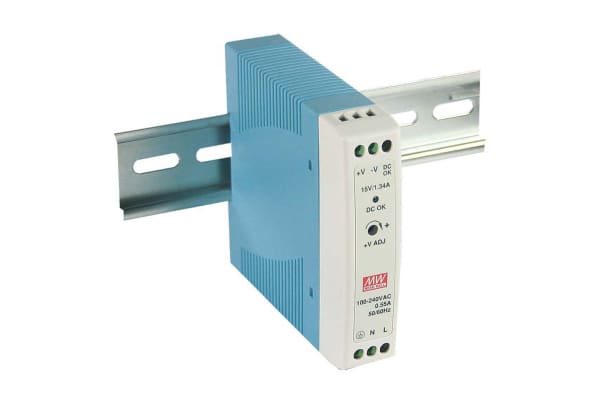 Product image for MDR-20-12 MINI DIN RAIL,12V 1.67A