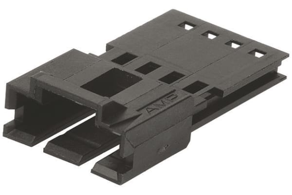 Product image for TE Connectivity, AMPMODU MTE Female Connector Housing, 2.54mm Pitch, 6 Way, 1 Row