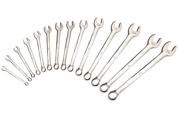 Product image for 14 Piece SAE Combination Spanner Set