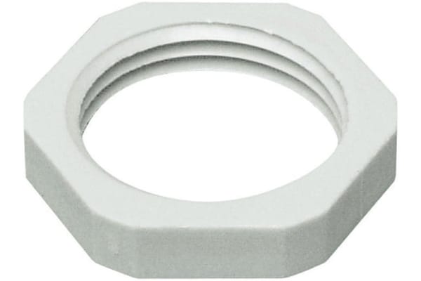 Product image for LOCKNUT  M25 PLASTIC GREY.