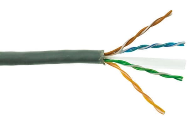 Product image for Cable Cat 6 UTP stranded 23 AWG PVC