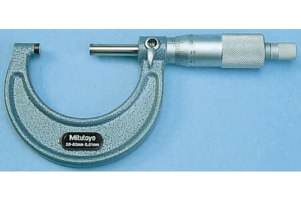 Product image for CAST IRON FRAME MICROMETER,0-25MM