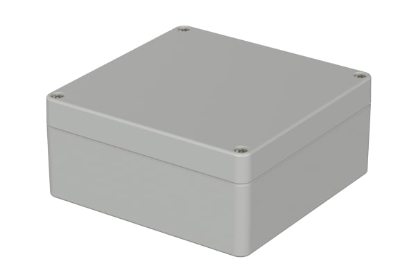 Product image for IP65 ENCLOSURE W/GREY LID,122X120X55MM