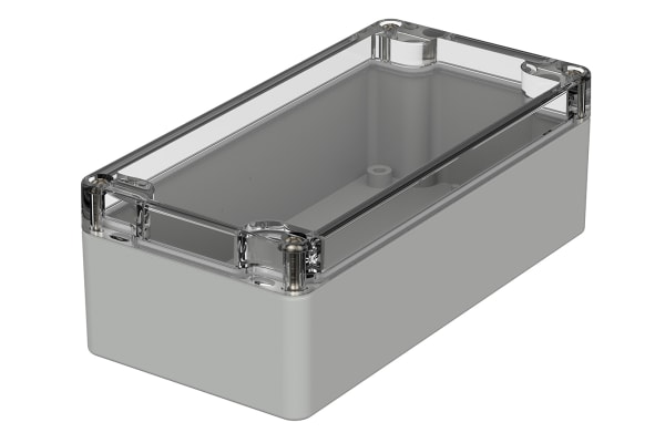 Product image for IP65 ENCLOSURE W/CLEAR LID,160X80X55MM