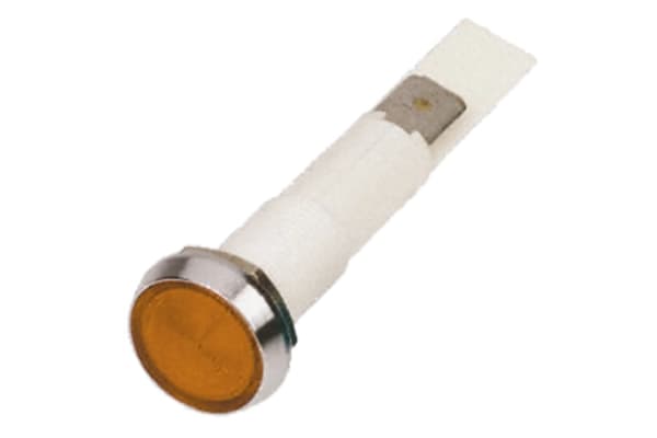 Product image for 10MM AMB LOW PROFILE INDICATOR,12V 37MA