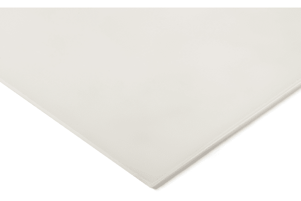 Product image for White polyethylene sheet,1000x500x15mm