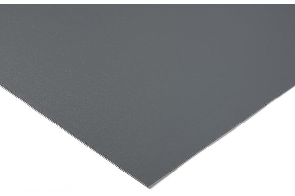 Product image for Grey PVC sheet stock,1000x500x3mm