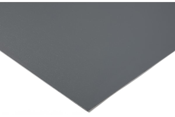 Product image for Grey PVC sheet stock,1000x500x4.5mm