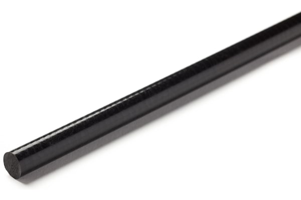 Product image for Nylon 66/glass rod stock,1m L 25mm dia