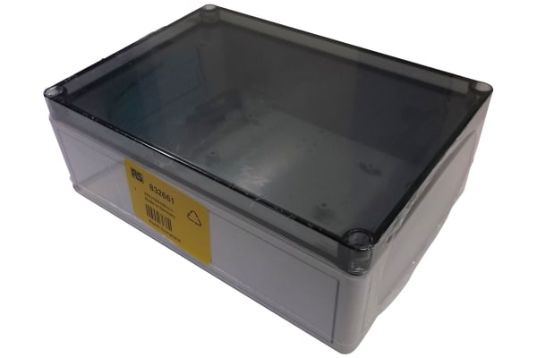 Product image for ENCLOSURE,CLEAR LID,254X180X90MM