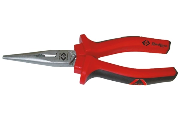 Product image for STRAIGHT JAW SNIPE NOSE PLIER,170MM L