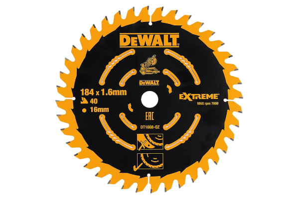 Product image for Circ Blade 184x16x40T Med for DCS365