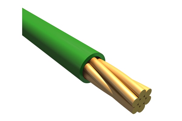 Product image for Wire 26 AWG PVC 300V UL 1007 Green 305m