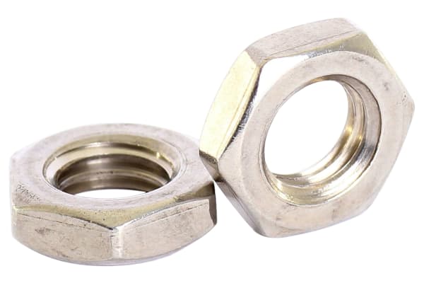 Product image for M20 A2 S/Steel Locking Half Nut,Din 439
