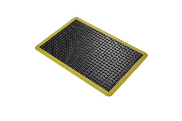 Product image for COBA Bubblemat Safety Individual Rubber Anti-Fatigue Mat x 600mm, 900mm x 14mm