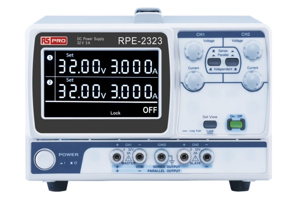 Product image for 2 channels,192W linear DC power supply