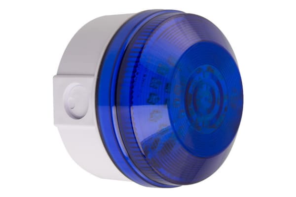 Product image for LED195 20-30VAC/DC WHITE DEEP BASE BLUE