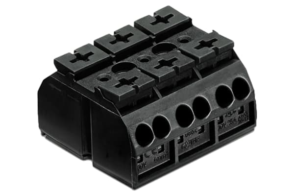 Product image for 4-CONDUCTOR CHASSIS-MOUNT TERMINAL STRIP