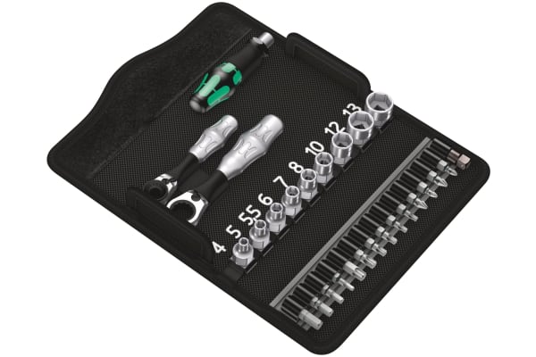 Product image for KK SHALLOW SOCKET SET 1/4" METRIC ZYKLOP