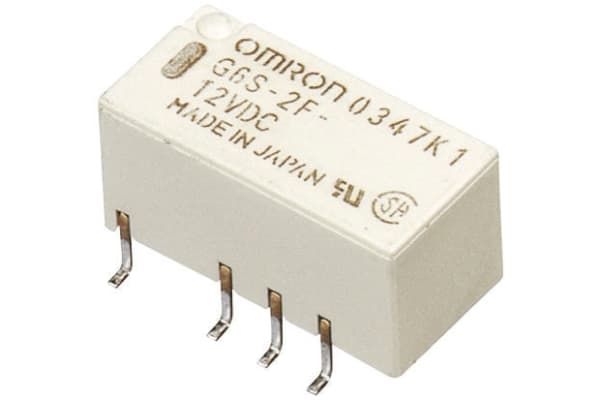 Product image for RELAY DPDT SMT OUT-L,2A 24VDC