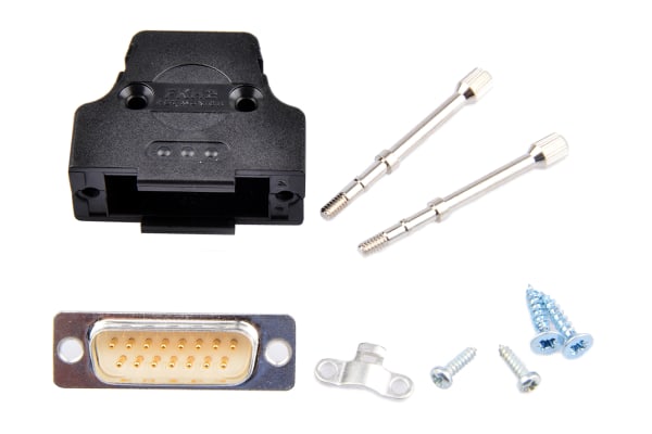 Product image for 15 WAY D SUB PLUG CONNECTOR KIT