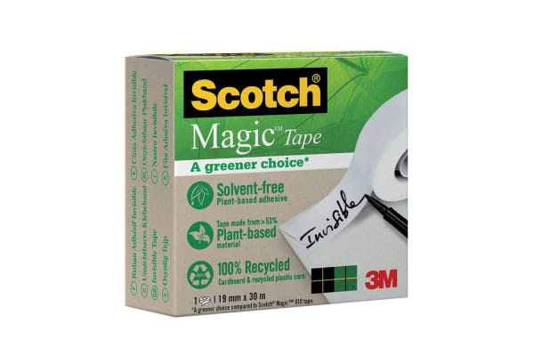 Product image for 3M Recycled Magic office tape 19MM x 30M