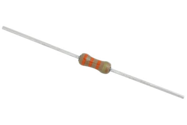 Product image for CARBON FILM AXIAL RESISTOR 0.5W 3R 5%