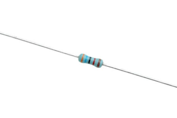 Product image for METAL FILM AXIAL RESISTOR 0.5W 22R 1%