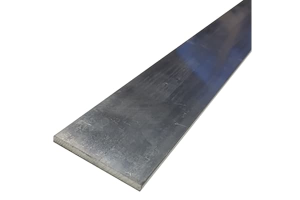 Product image for 6082-T6 Aluminum Flat Bar, 50mm x 6mm x 1m