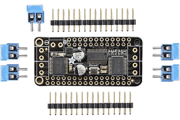 Product image for FEATHERWING DC/STEPPER MOTOR ADDON BOARD