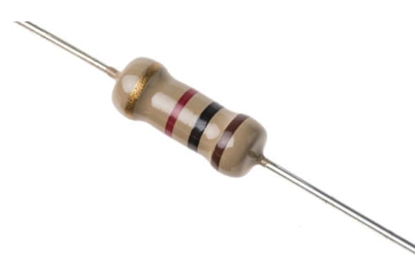 Product image for CFR100 Carbon Film Resistor 1K 1W 5%