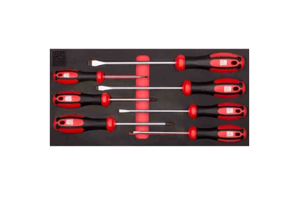 Product image for 7 Pc C-PLUS Slotted/PH Screwdriver Set