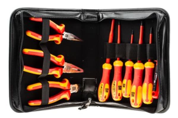 Product image for RS PRO VDE Insulated Screwdriver and Plier Set