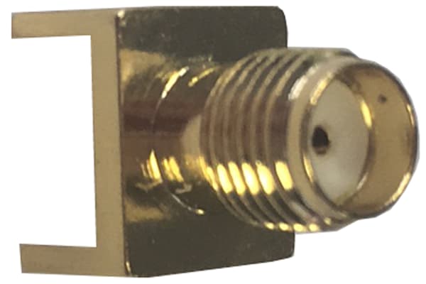 Product image for SMA-F PCB EDGE MOUNT CONNECTOR