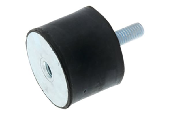 Product image for Stud Mount (M/F) 13x15mm M4x10 60 ShA