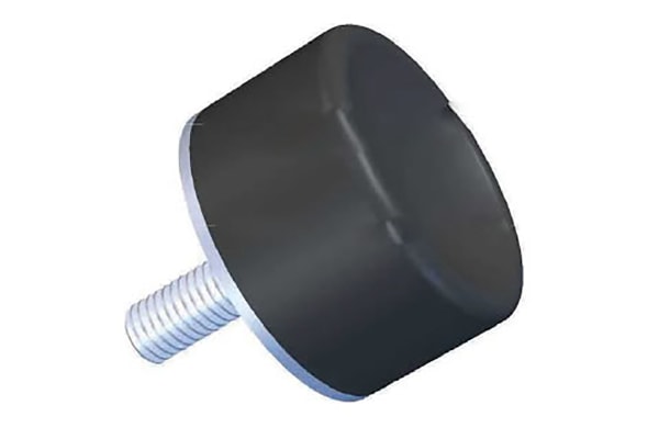 Product image for Stud Mount (M) 12.5x15mm M5x10 40 ShA SS
