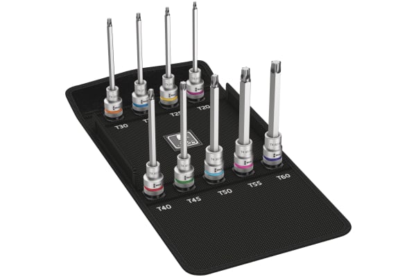 Product image for 8767C TX SOCKET SET 1/2"/140MM METRIC