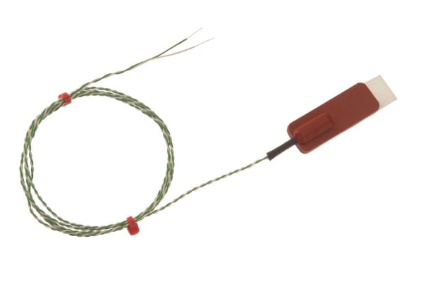 Product image for TYPE K RUBBER PATCH THERMOCOUPLE 2M