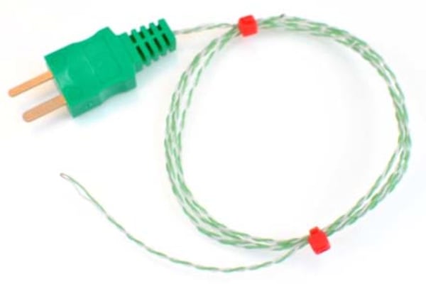 Product image for THERMOCOUPLE MINI TYPE K IEC PLUG 2M