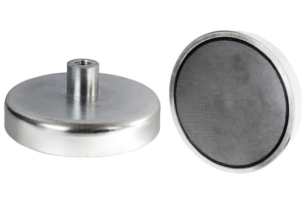 Product image for 8 X 4.5MM SAMARIUM SHALLOW POT MAGNET