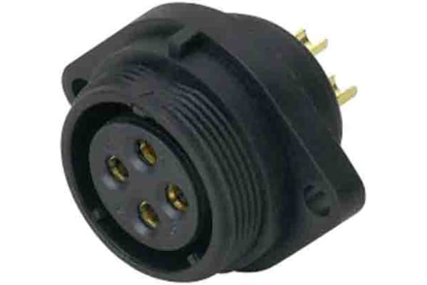 Product image for 2 WAY 2HOLE FLANGE MOUNT SOCKET 30A IP68