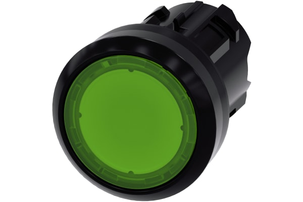 Product image for Illuminated pushbutton 22mm green