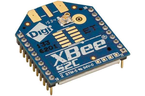 Product image for Digi International ZigBee XB24CAUIT-001 XBee RF Transceiver Module XBee-S2C for Street Light 2.4GHz