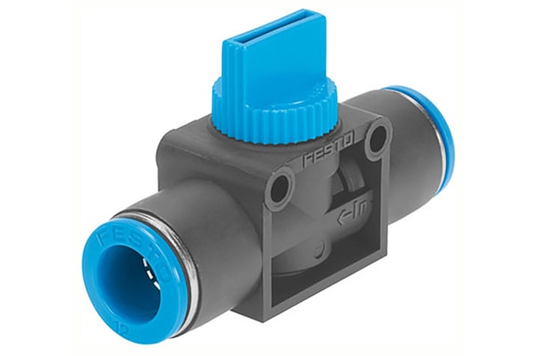 Product image for 2/2 Shut-off Valve 12mm Push-in