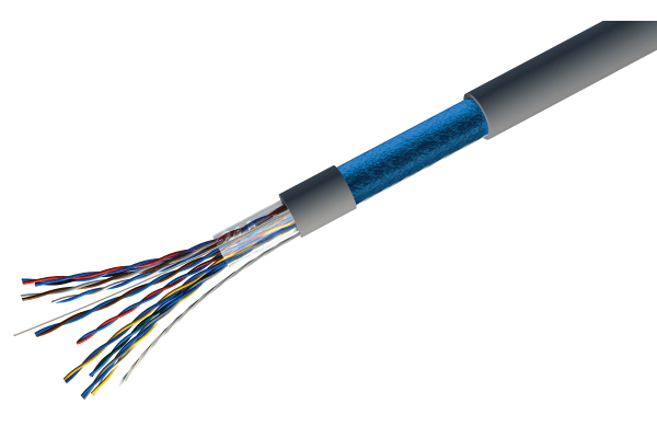 Product image for Telephone cable 1 Pair AWG 24 Grey