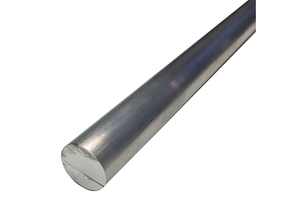 Product image for 6082-T6 Aluminum Round Bar, 15mm x 1m