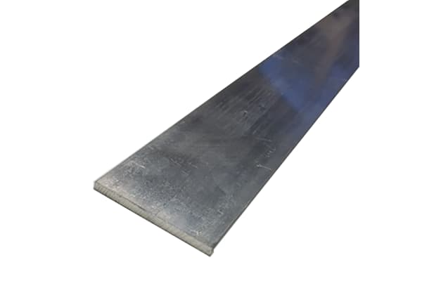 Product image for 6082-T6 Aluminum Flat Bar, 30mm x 10mm x 1m