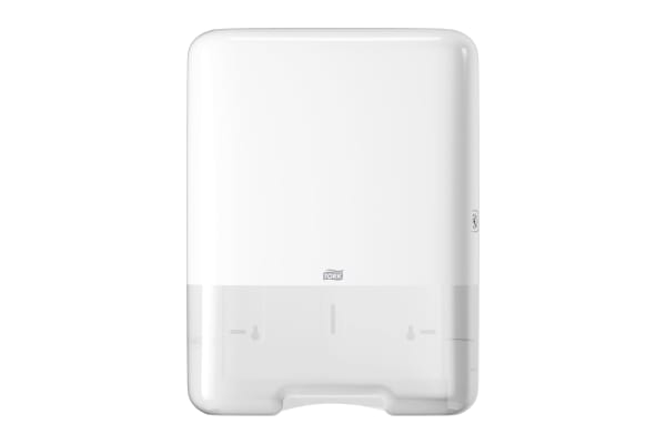 Product image for Tork Plastic White Wall Mounting Paper Towel Dispenser, 136mm x 439mm x 333mm